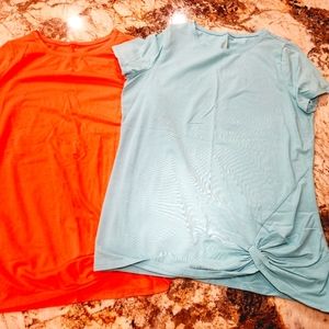 2 Belle kim gravel shirts size Small